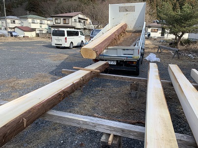 宮古市　明神鳥居製作建立