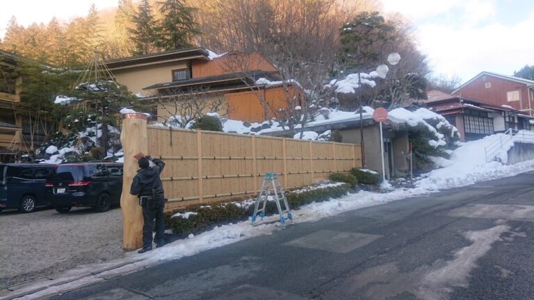 つなぎ温泉四季亭の工事完了